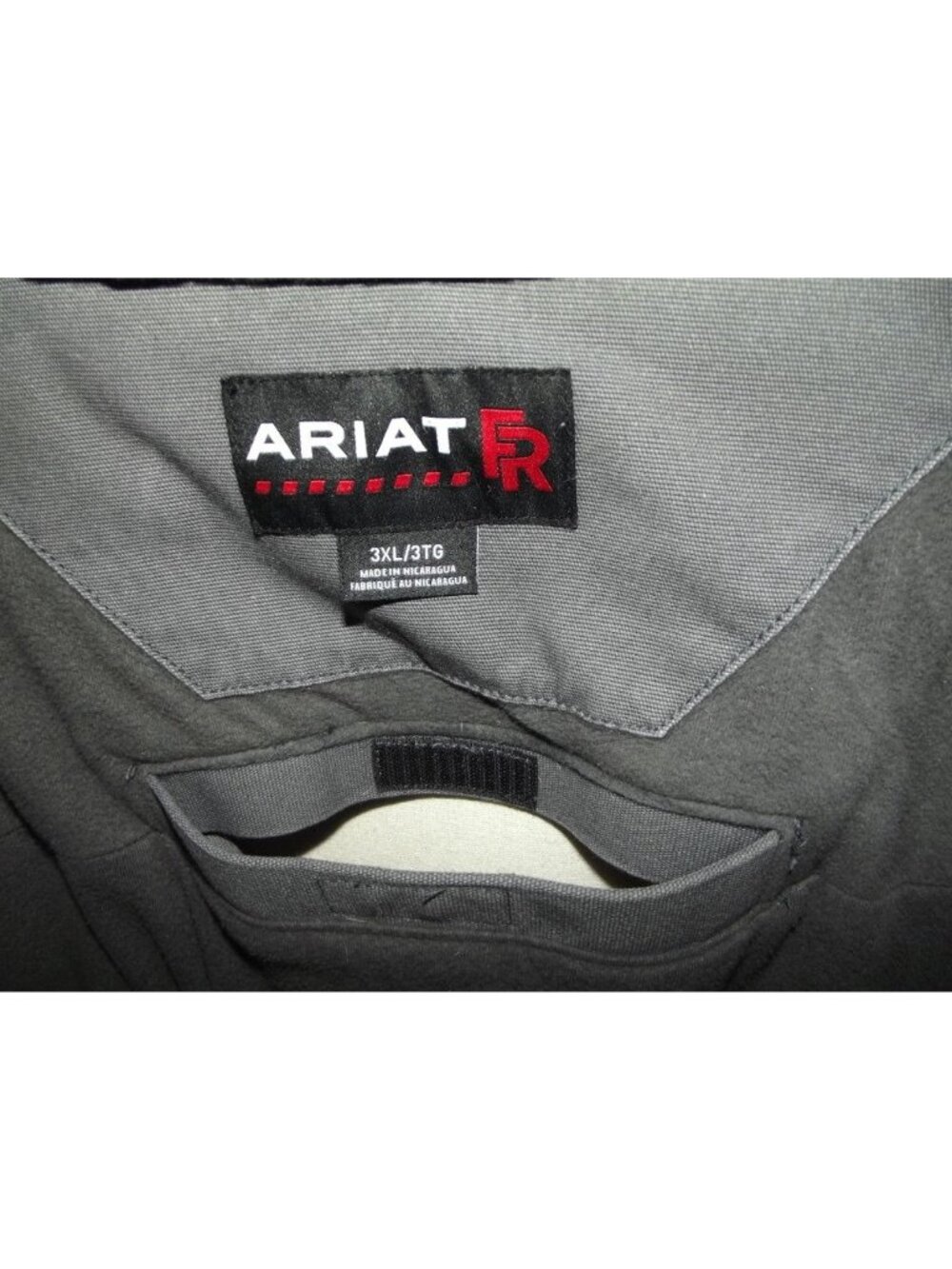 Ariat Jacket Mens 3XL Gray Flame Resistant DuraLight Stretch Canvas personalized - Picture 5 of 16